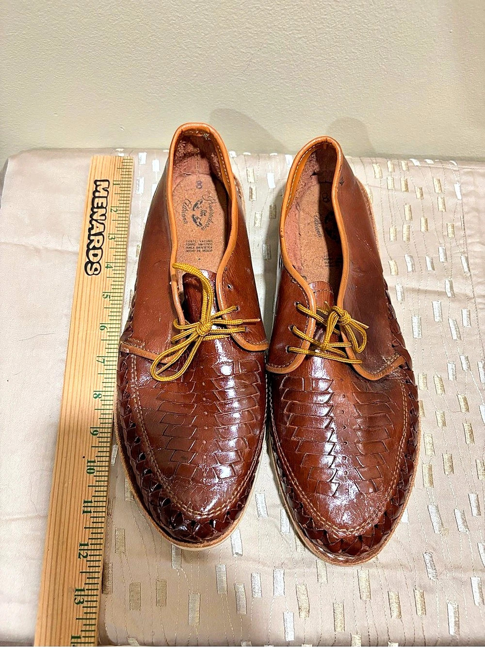Huaraches de Mexico Cabrio Brown Leather US 8 Men’s size